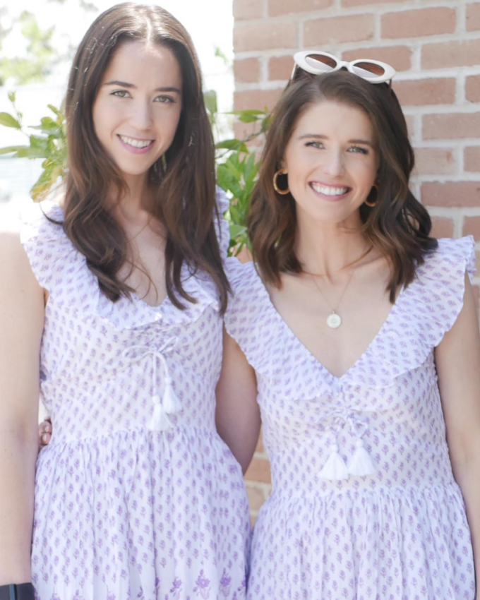 Кристина и Кэтрин Шварценеггер на совместной фотографии.