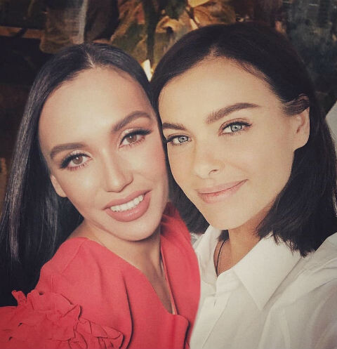 Елена Темникова и Ольга Серябкина в годы совместной работы.