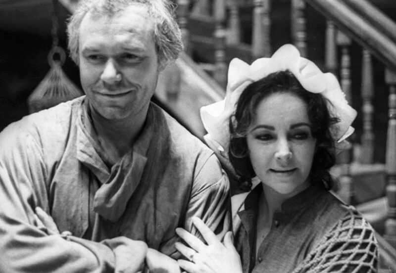 Леонид Неведомский и Элизабет Тейлор на съёмках фильма 
