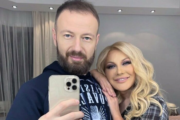 Таисия Повалий с сыном Денисом