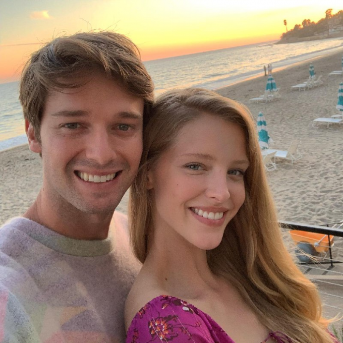 Патрик Шварценеггер со своей возлюбленной Эбби Чемпион.