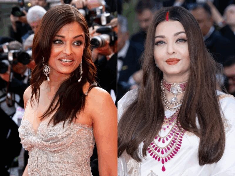 Изменения во внешности Айшварии Рай с течением времени.