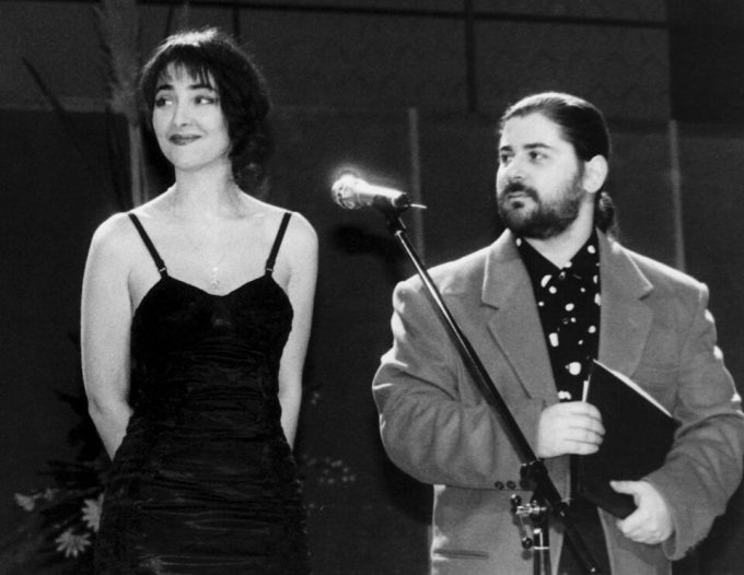 Лолита Милявская и Александр Цекало в 1992 году, в период расцвета их дуэта «Академия».
