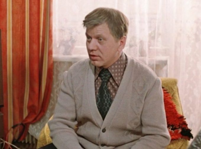 Борис Сморчков в роли Николая из фильма «Москва слезам не верит».