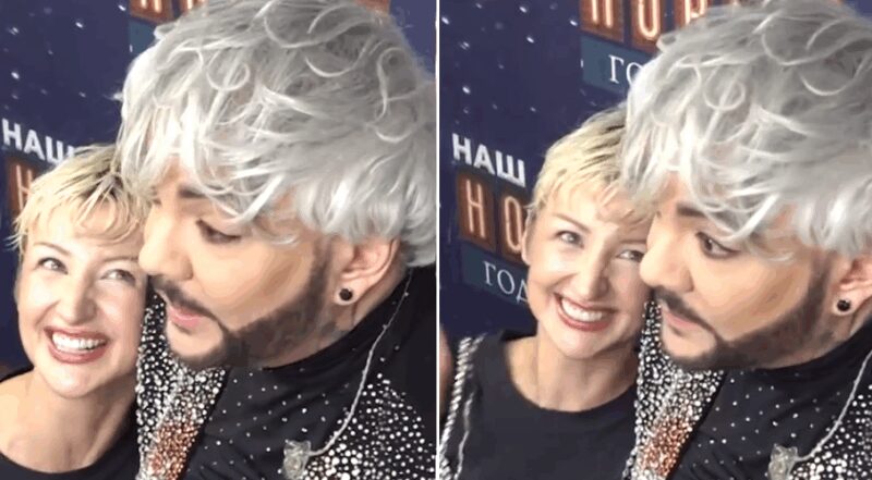 Филипп Киркоров и Маргарита Овсянникова на совместном мероприятии.