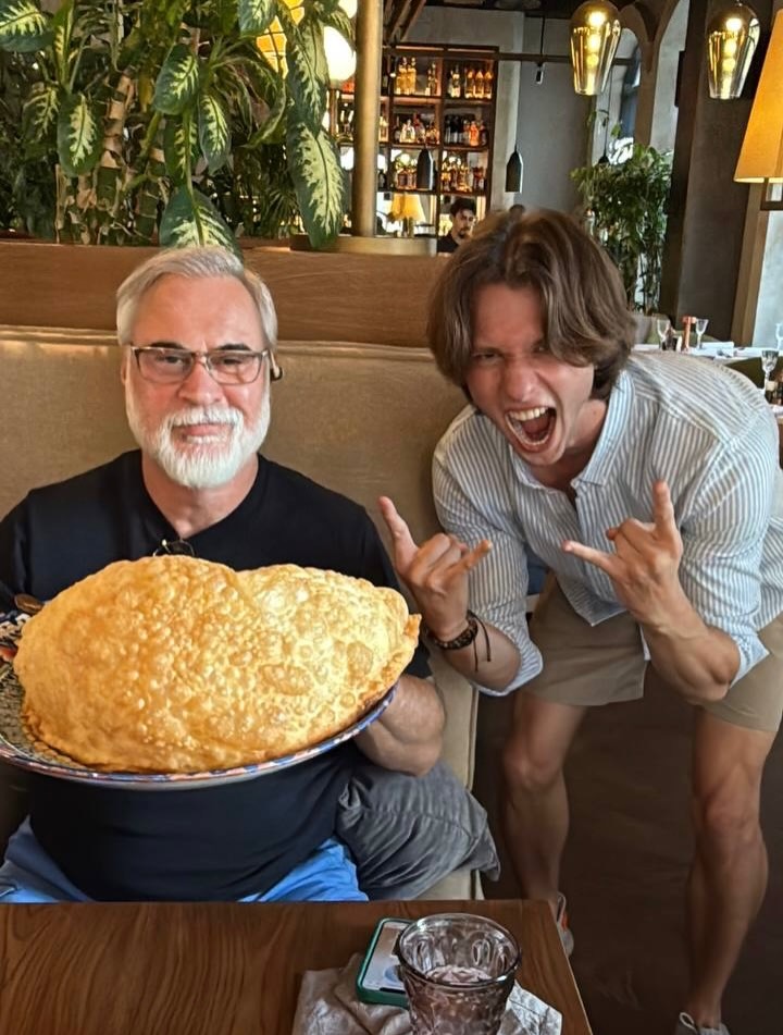 Константин Меладзе с отцом.