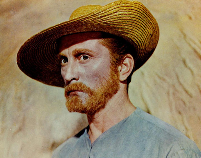 Кирк Дуглас в образе Винсента Ван Гога в фильме «Жажда жизни»