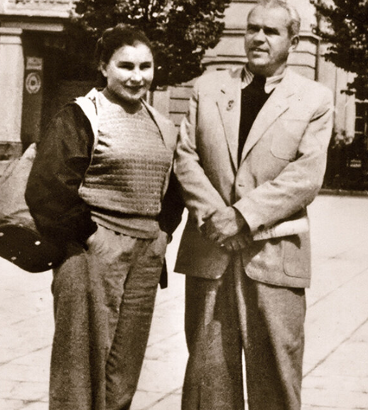 Галина Макарова с любимым мужем Павлом Пекуром