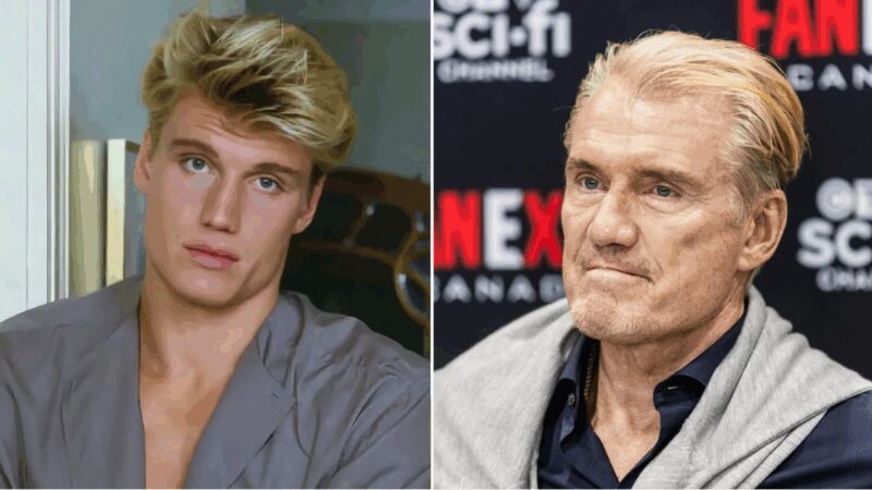 Дольф Лундгрен в роли Ивана Драго: шведский химик, ставший грозным антагонистом.