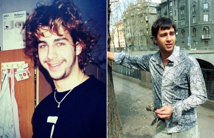 Иван Ургант в молодости.