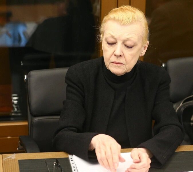 Наталья Дрожжина в зале суда, где был вынесен приговор по громкому делу.