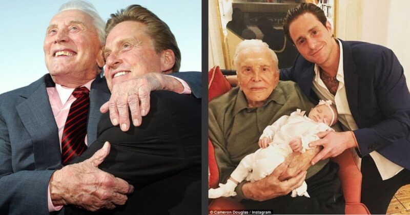 «Ты был ужасен»: как отец-легенда Голливуда 103-летний Кирк Дуглас пытался отговорить сына Майкла от актерской карьеры, но тот превзошел его