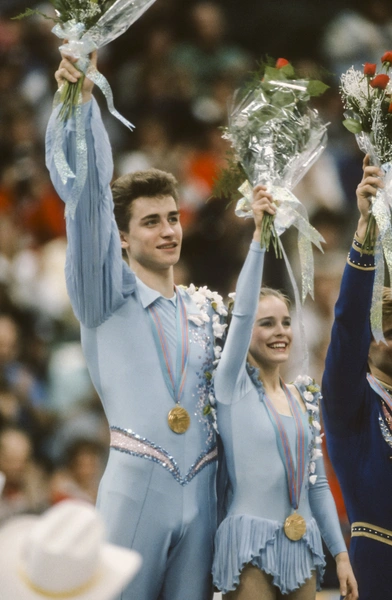 Пара выигрывала золотые медали Олимпийских игр