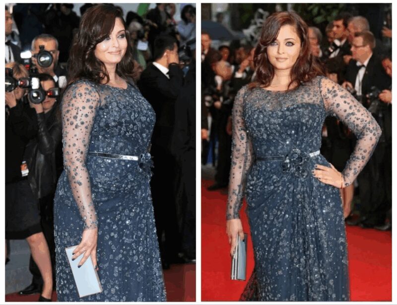 Айшвария Рай на красной дорожке Каннского фестиваля.