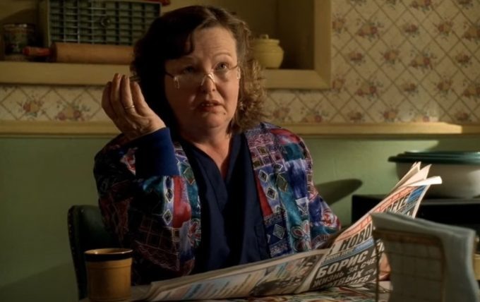 Елена Соловей в эпизоде сериала «Клан Сопрано».