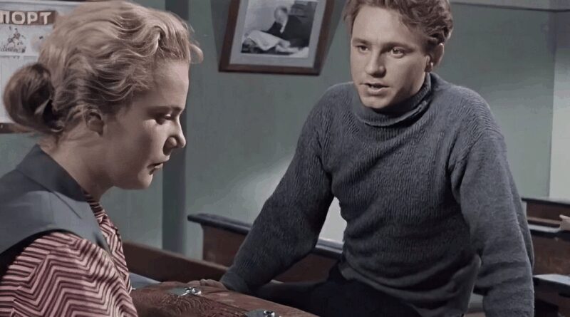 Николай Рыбников в одной из своих самых известных ролей в фильме «Весна на Заречной улице».