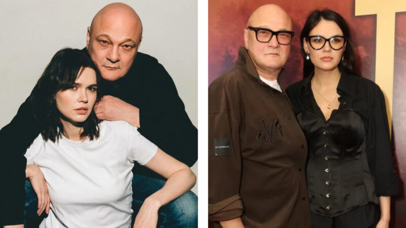 Сергей Гинзбург и Ольга Виниченко, чью любовь не смутила 31-летняя разница в возрасте.