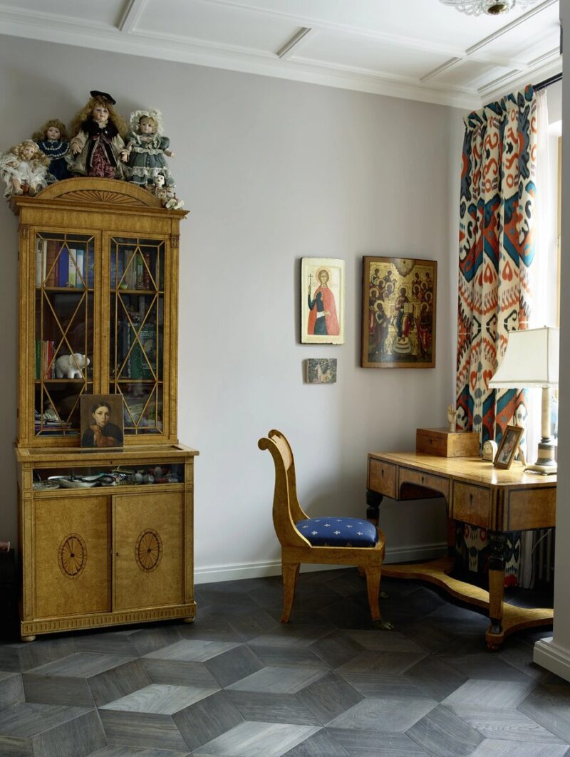 Кухня, воплощающая тепло и лаконичность. Фото: Аптон Саймон.