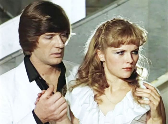 Александра Яковлева и Александр Абдулов на съёмках фильма «Чародеи», 1982 год.