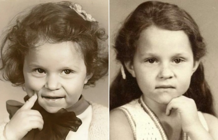 Агриппина Стеклова в детстве.