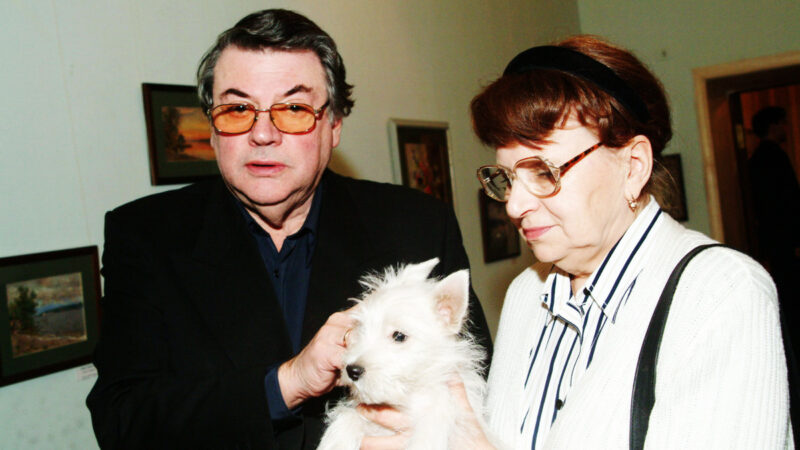 За кулисами театра: Александр Ширвиндт и Марина Лукьянова во время репетиций.