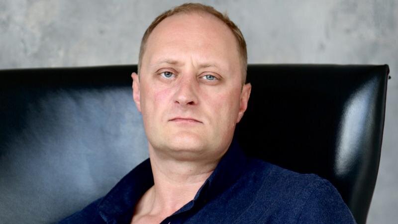 Андрей Зибров на одном из своих выступлений.