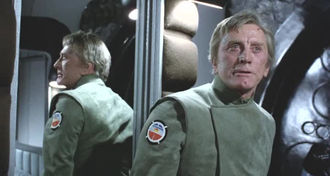 Кирк Дуглас в фильме «Сатурн 3»