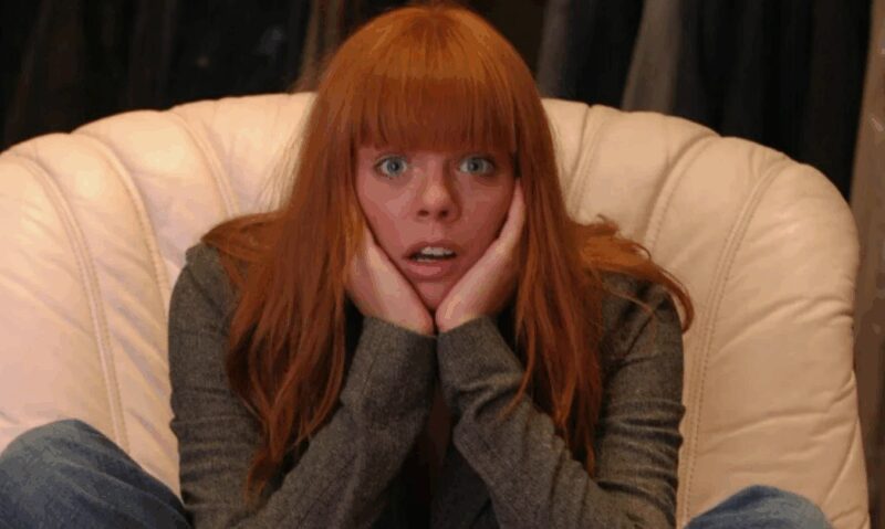 Анастасия Стоцкая в начале своей карьеры.