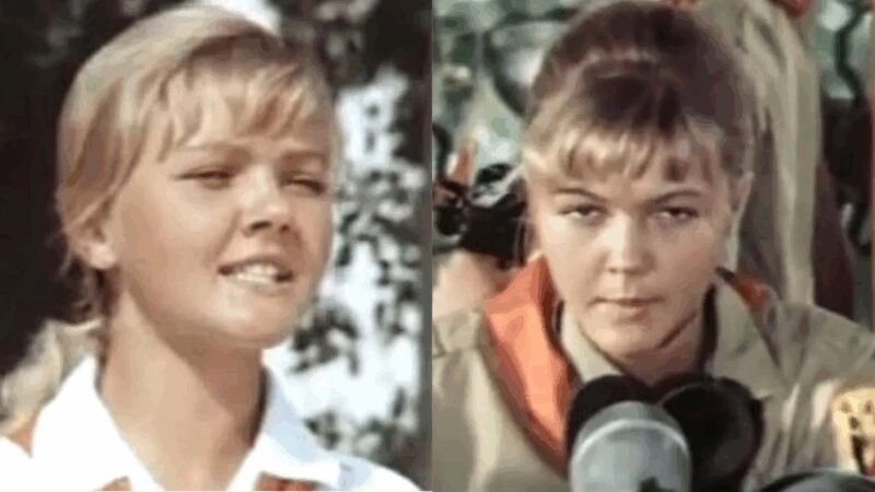 Марина Кукушкина в одной из первых своих ролей в фильме «Засекреченный город».