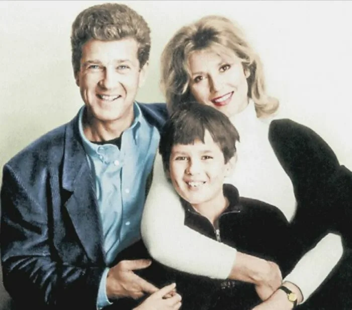 Игорь Костолевский с первой женой Еленой и сыном Алексеем