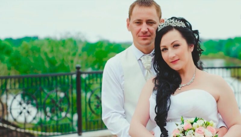 Яна Павлова со вторым мужем.