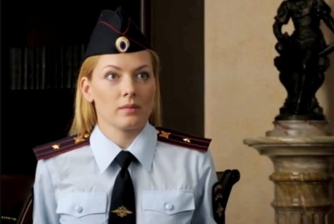 Ольга Красько в одном из эпизодов сериала «Московская борзая»