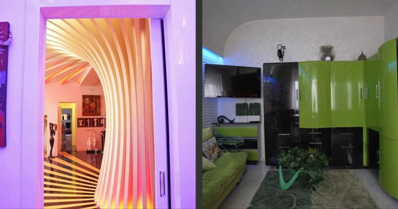 Золотой писсуар и потолки-волны: как Бари Алибасов после пожара 90-х создал в Москве квартиру-манифест, на ремонт которой ушло 2 года