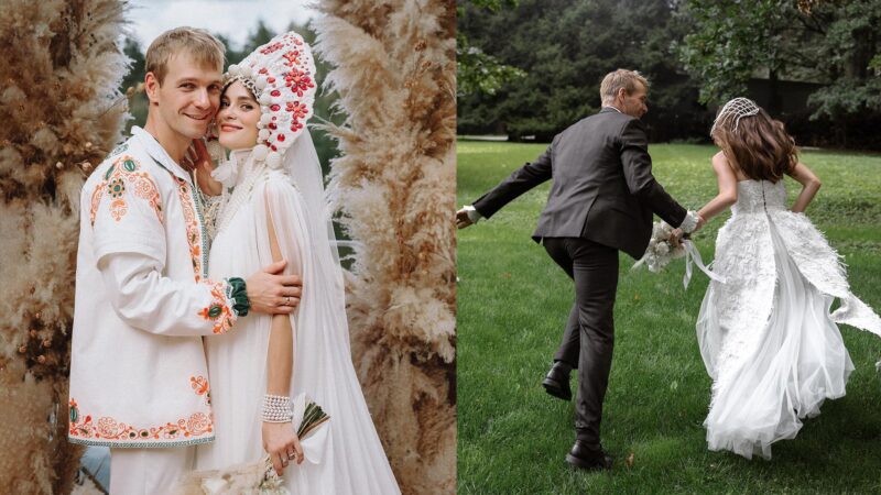 Свадьба Ангелины Стречиной и Ильи Малакова