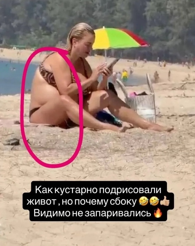 «Живот мне нарисовали враги!»: как 45-летняя Анна Семенович пыталась оправдаться за «лишние» 15 кг на пляже