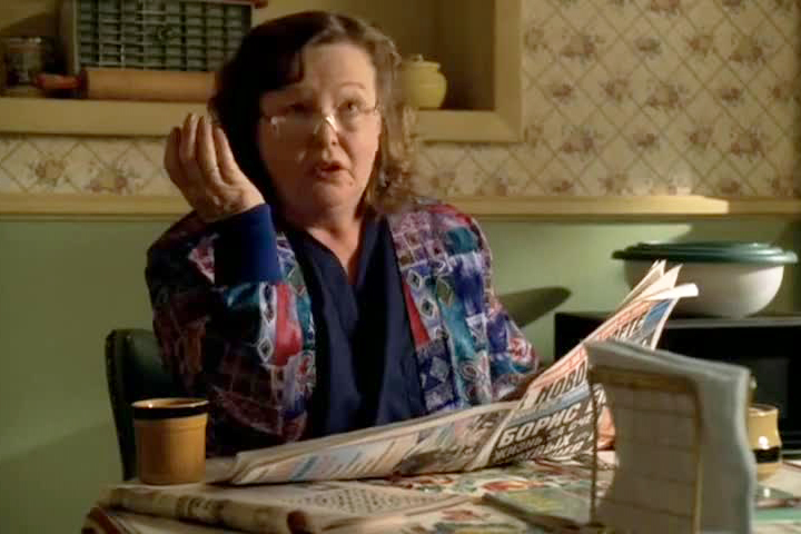 В сериале «Клан Сопрано» российская звезда сыграла сестру одного из ключевых героев