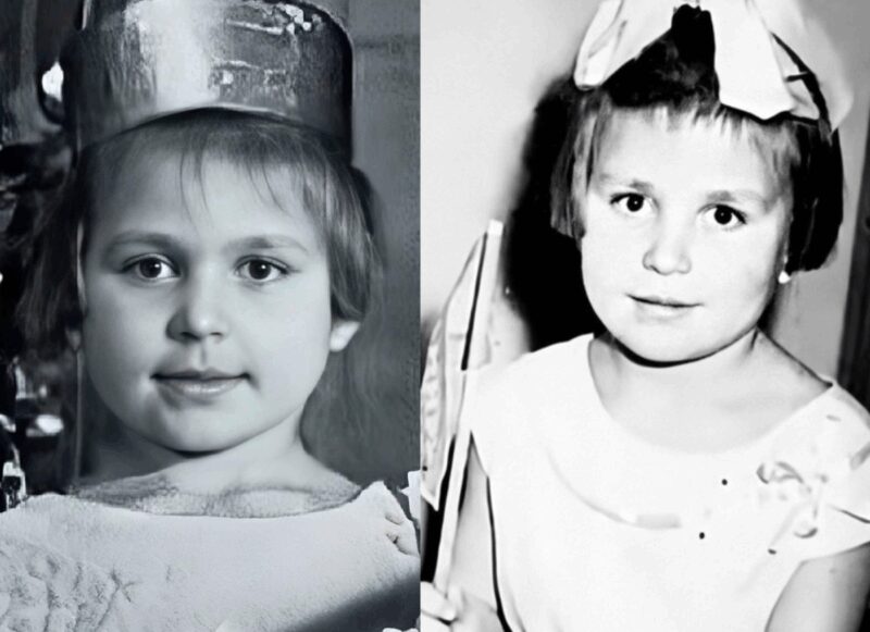 Актриса Татьяна Кравченко в детские годы.
