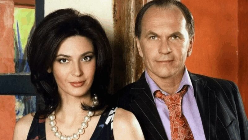 Алексей Гуськов со своей супругой, народной артисткой Лидией Вележевой.