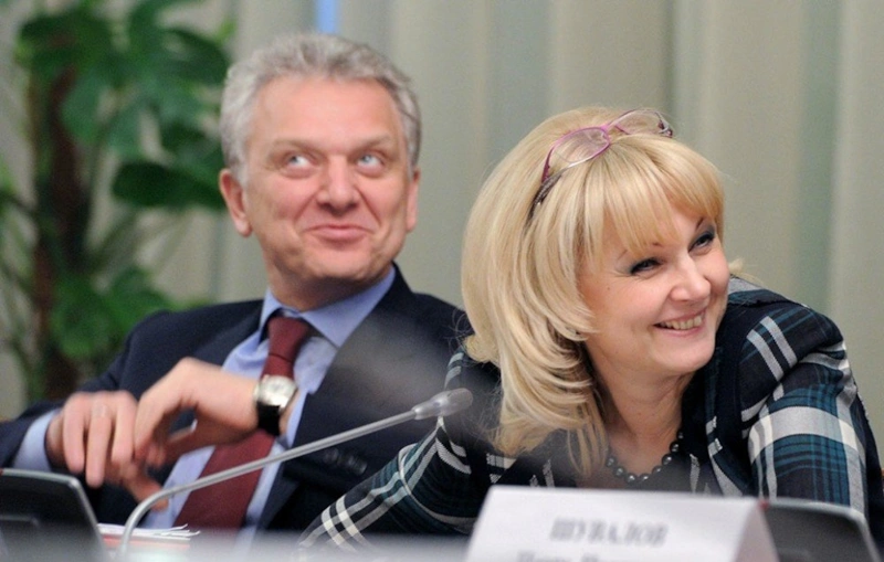 Семейный союз: Виктор Христенко и Татьяна Голикова.