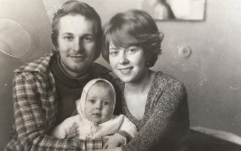 Сергей Колтаков в кругу семьи: с женой и дочерью Анастасией.