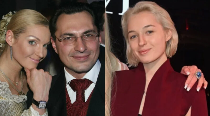 Анастасия Волочкова и Игорь Вдовин с дочерью Ариадной: момент, когда семья была вместе.