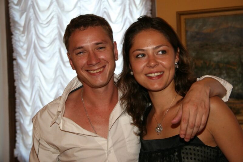 Александр Яценко с сыном Мирославом.