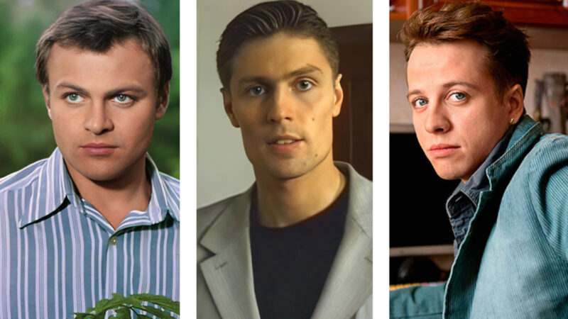 Александр Соловьёв с сыновьями Александром и Михаилом, которые выбрали творческую стезю.