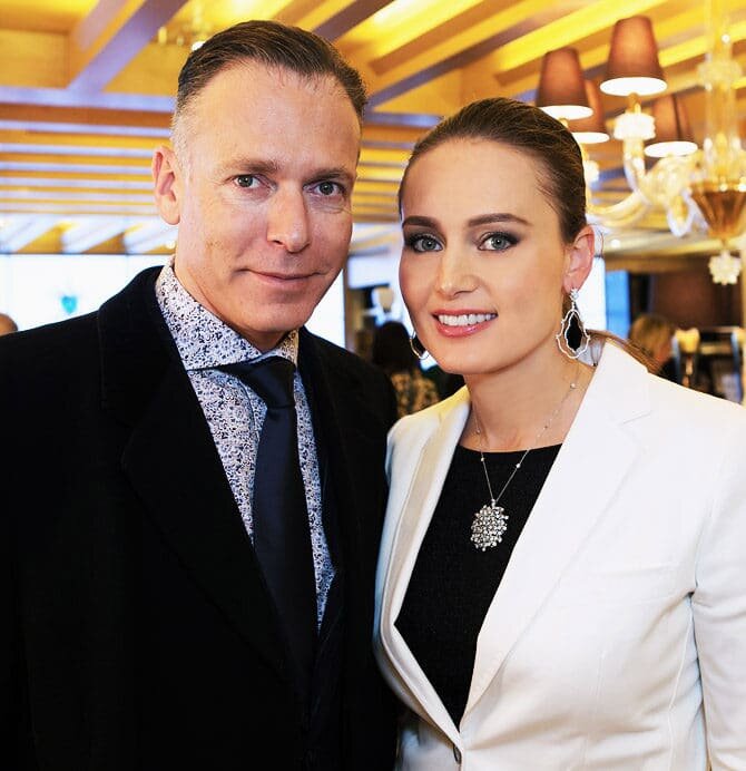 Наталья Кобзон и её муж Юрий Раппопорт в Лондоне.