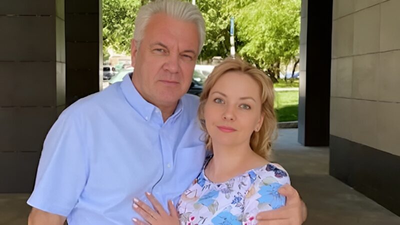 Светлана Боровская в период активной карьеры на телевидении.