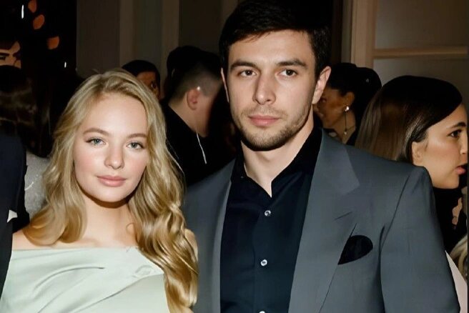 Елизавета Пескова в компании Руслана Голбазова