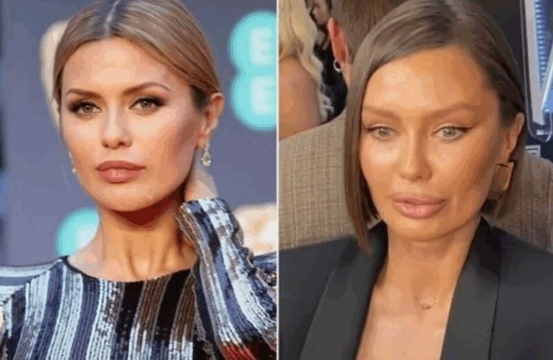 Виктория Боня до и после пластической операции по изменению формы глаз.