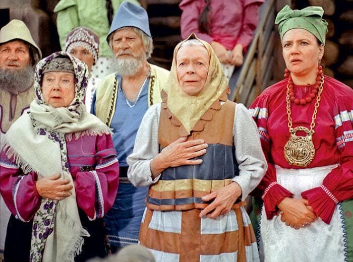 Одна из последних работ артистки: Татьяна Пельтцер в фильме «Раз, два, горе – не беда!».