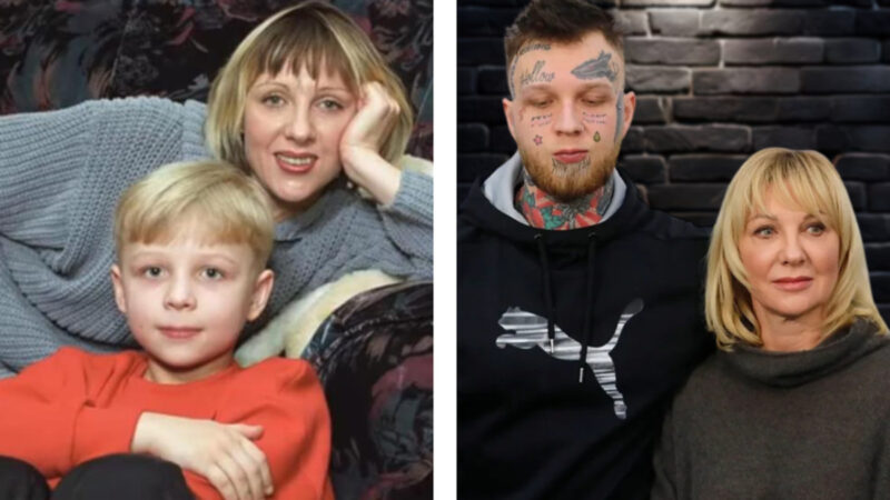 Денис Шальных с мамой Еленой Яковлевой.