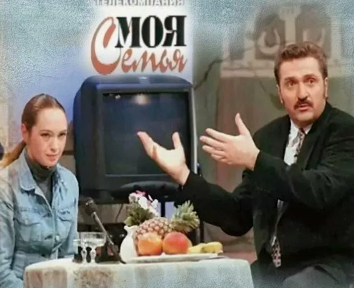 Молодой Валерий Комиссаров в начале своего пути на телевидении.